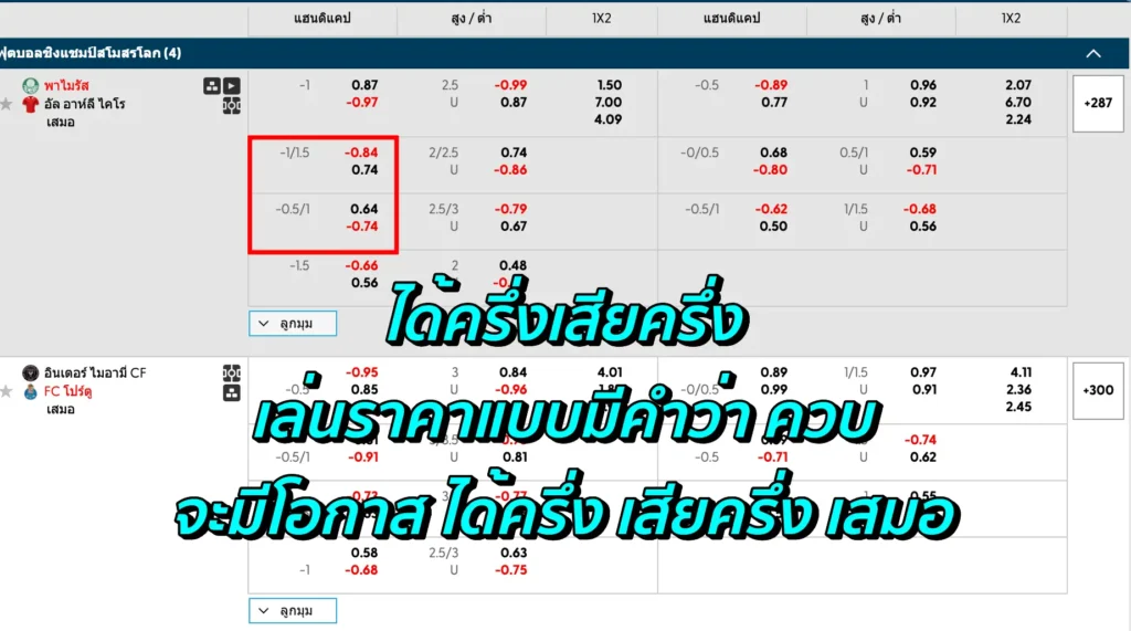 ได้ครึ่งเสียครึ่ง